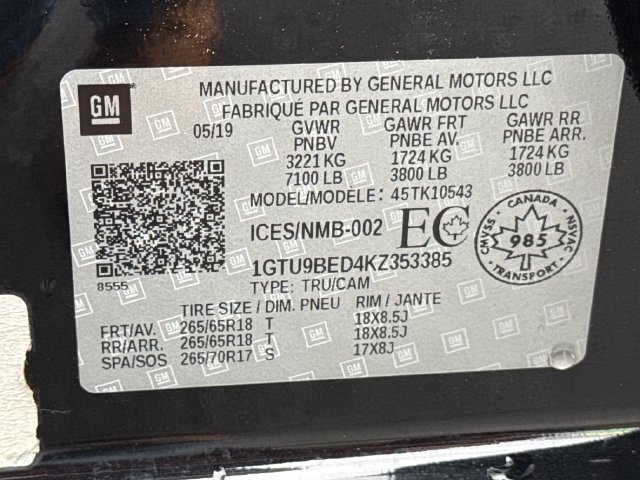 Used 2019 GMC Sierra 1500 SLE w/ SLE Convenience Package AWD/4WD image 28