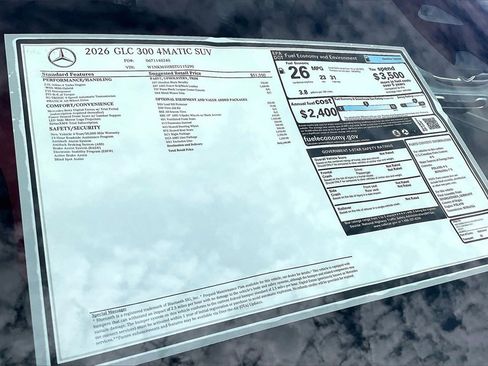 New 2026 Mercedes-Benz GLC 300 4MATIC image 13