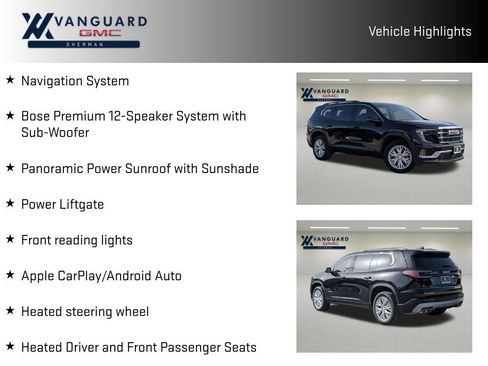 New 2026 GMC Acadia Elevation w/ Elevation Premium Package FWD image 10