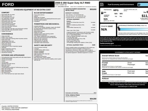 Used 2008 Ford E-350 and Econoline 350 XLT image 23