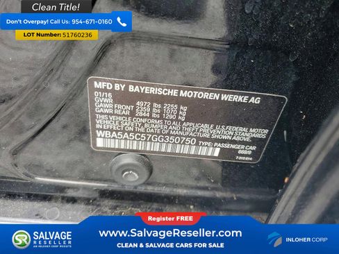 Used 2016 BMW 528i Sedan RWD image 16