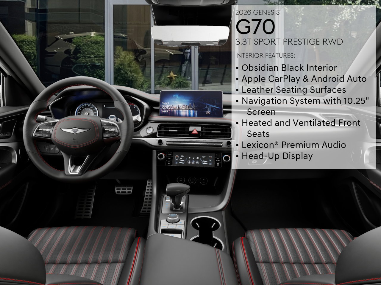 New 2026 Genesis G70 3.3T Sport Prestige RWD image 17