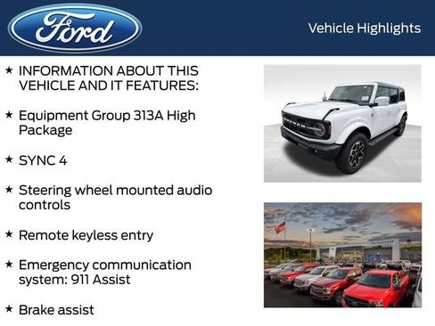 Used 2023 Ford Bronco Outer Banks AWD/4WD image 4