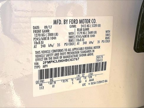 Used 2017 Ford Edge SEL w/ Equipment Group 201A image 31