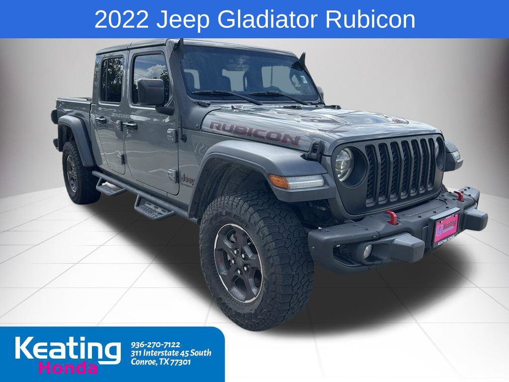 Used 2022 Jeep Gladiator Rubicon w/ LED Lighting Group AWD/4WD image 1