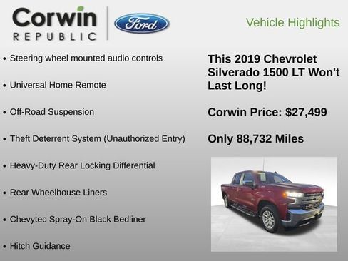 Used 2019 Chevrolet Silverado 1500 LT w/ Texas Edition image 20