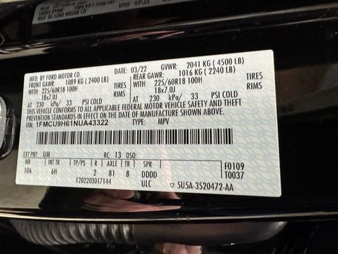 Used 2022 Ford Escape SEL w/ Technology Package image 30