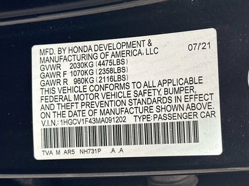 Used 2021 Honda Accord Sport Special Edition image 36
