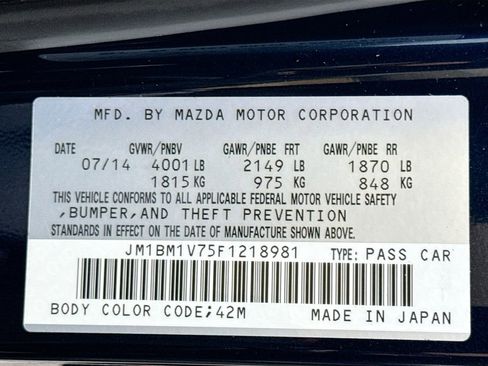 Used 2015 MAZDA MAZDA3 i Touring image 26