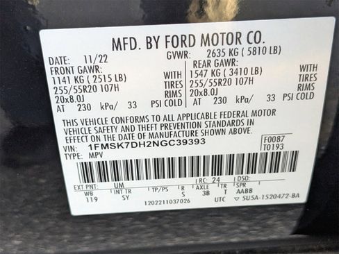 Used 2022 Ford Explorer XLT w/ Equipment Group 202A image 22