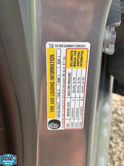 Used 2017 Chevrolet Cruze LT w/ Convenience Package FWD image 6
