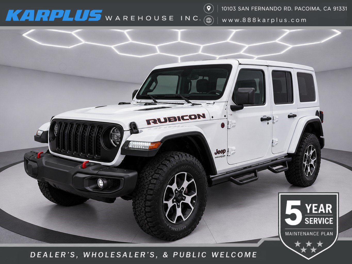 Used 2022 Jeep Wrangler Unlimited Rubicon w/ Steel Bumper Group AWD/4WD image 1