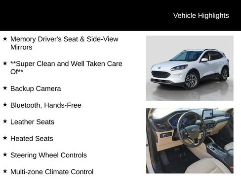 Used 2021 Ford Escape SEL w/ Technology Package image 11