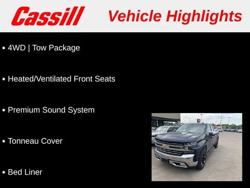 Used 2020 Chevrolet Silverado 1500 LTZ w/ LTZ Plus Package AWD/4WD image 3