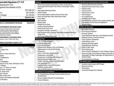 Used 2020 Chevrolet Equinox LT image 8