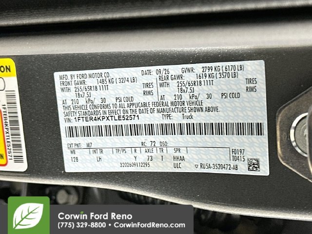 New 2026 Ford Ranger Lariat w/ FX4 Off-Road Package AWD/4WD image 33