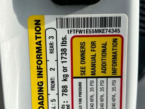 Used 2021 Ford F150 Lariat w/ Equipment Group 502A High image 36