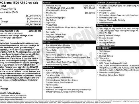 Used 2021 GMC Sierra 1500 AT4 w/ AT4 Premium Package AWD/4WD image 7
