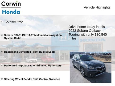 Used 2022 Subaru Outback Touring image 6