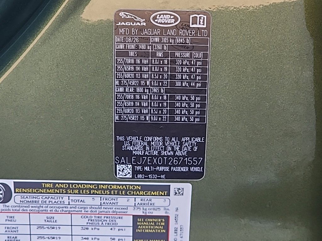 New 2026 Land Rover Defender 110 S AWD/4WD image 30