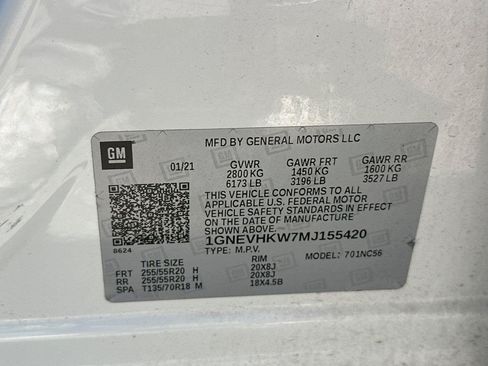 Used 2021 Chevrolet Traverse LT w/ LT Premium Package AWD/4WD image 30