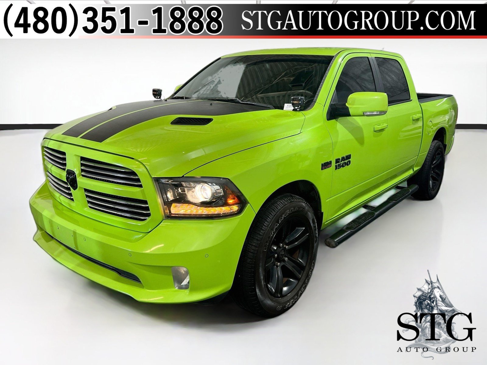 Used 2017 RAM 1500 Sport w/ Sublime Green Sport Package AWD/4WD image 1