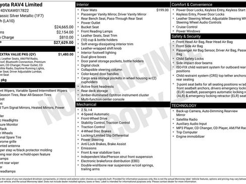 Used 2010 Toyota RAV4 Limited w/ Limited Extra Value Pkg FWD image 4