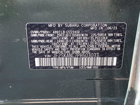 Certified 2023 Subaru Forester Limited AWD/4WD image 10