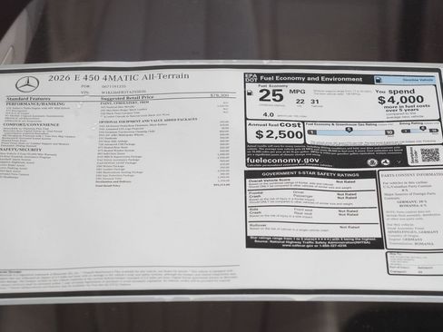 New 2026 Mercedes-Benz E 450 4MATIC All-Terrain Wagon image 37