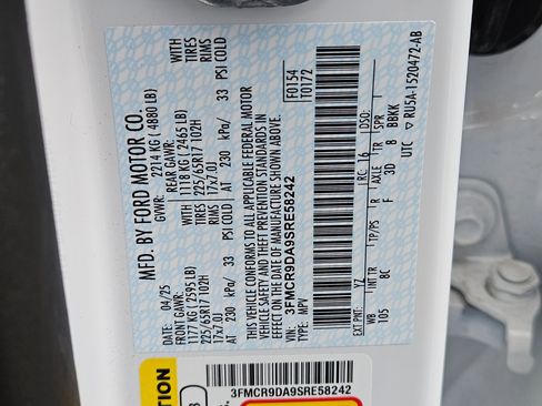 Used 2025 Ford Bronco Sport Badlands w/ Badlands Tech Package image 39