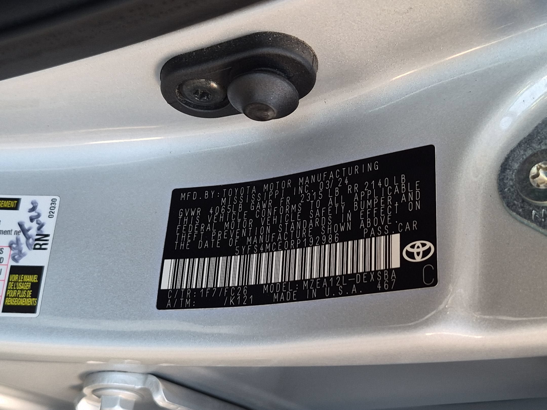 Used 2024 Toyota Corolla SE FWD image 23