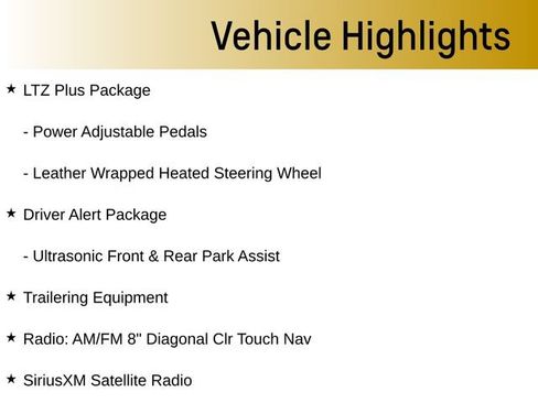 Used 2015 Chevrolet Silverado 1500 LTZ Z71 w/ LTZ Plus Package AWD/4WD image 6