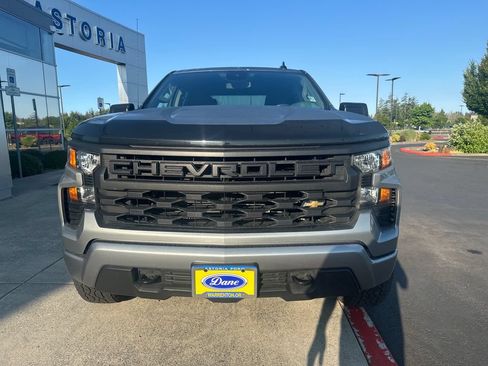 Used 2025 Chevrolet Silverado 1500 Custom w/ Turbomax Blackout Package AWD/4WD image 7