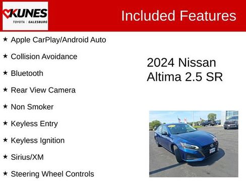 Used 2024 Nissan Altima 2.5 SR FWD image 2