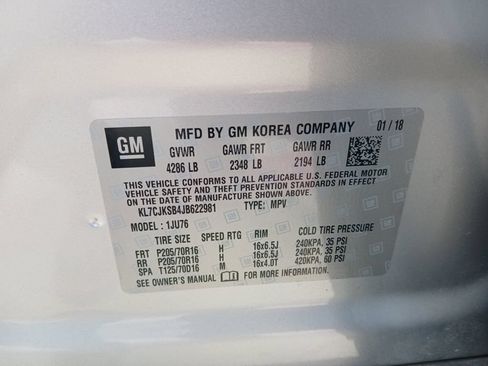 Used 2018 Chevrolet Trax LS FWD image 38