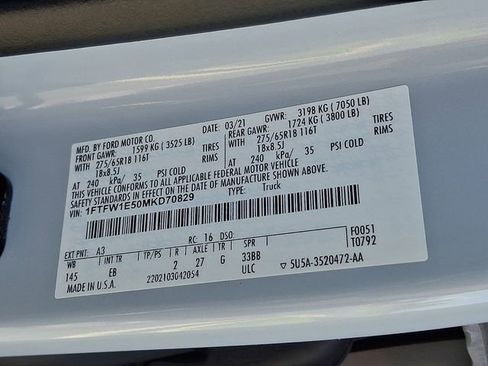 Certified 2021 Ford F150 Lariat AWD/4WD image 28