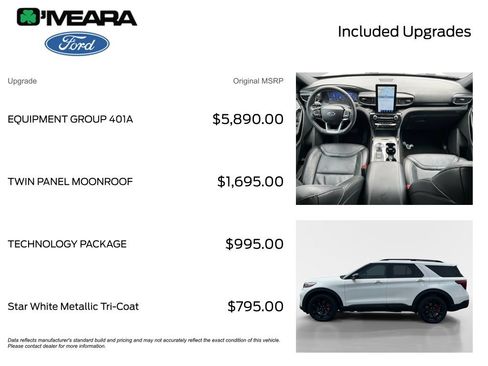 Used 2024 Ford Explorer ST w/ Equipment Group 401A AWD/4WD image 4
