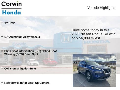 Used 2023 Nissan Rogue SV AWD/4WD image 6