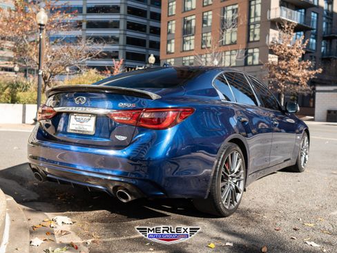 Used 2018 INFINITI Q50 Red Sport 400 w/ Sensory Package (Sport) image 7