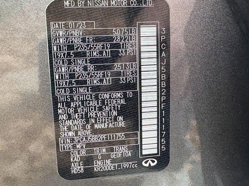 Used 2023 INFINITI QX50 Luxe image 24