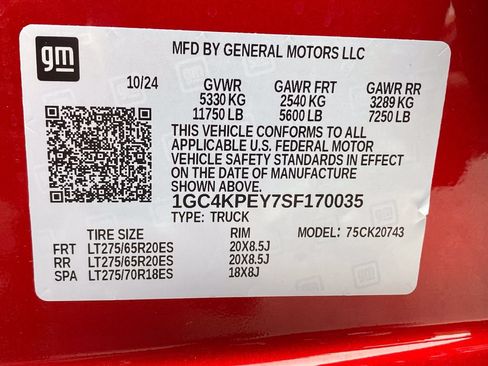 Used 2025 Chevrolet Silverado 2500 LTZ w/ LTZ Premium Package AWD/4WD image 39