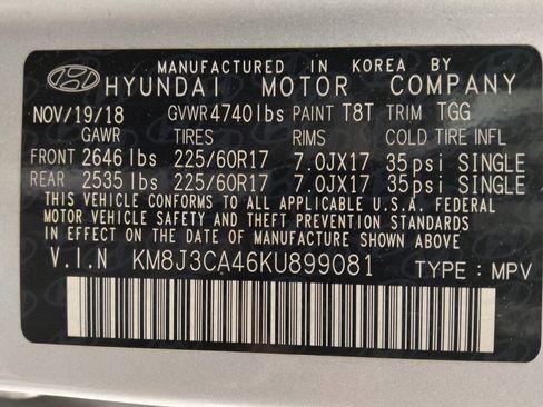 Used 2019 Hyundai Tucson Value AWD/4WD image 33