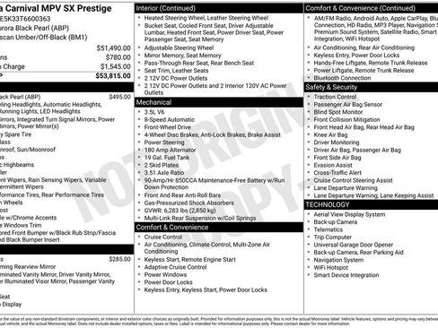 New 2026 Kia Carnival SX Prestige image 6