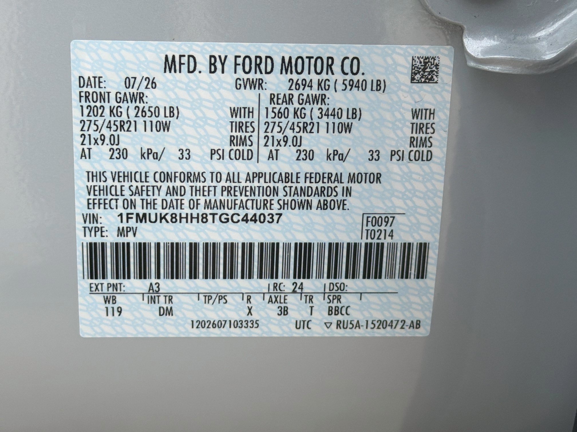 New 2026 Ford Explorer Platinum w/ LUX Leather Package AWD/4WD image 24