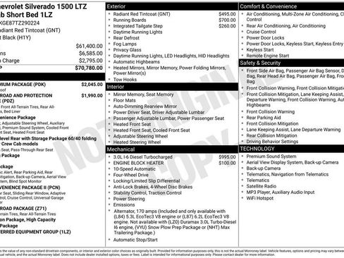 Used 2026 Chevrolet Silverado 1500 LTZ w/ LTZ Premium Package AWD/4WD image 42