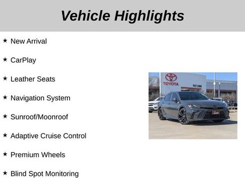 Used 2026 Toyota Camry XSE w/ Premium Plus Package image 5