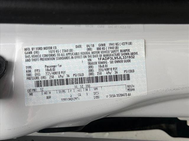 Used 2018 Ford Focus ST FWD image 26