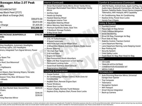 Used 2024 Volkswagen Atlas Peak Edition SEL image 12