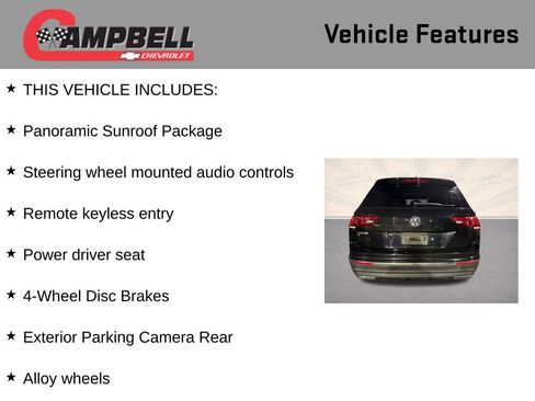 Used 2021 Volkswagen Tiguan SE w/ Panoramic Sunroof Package image 5