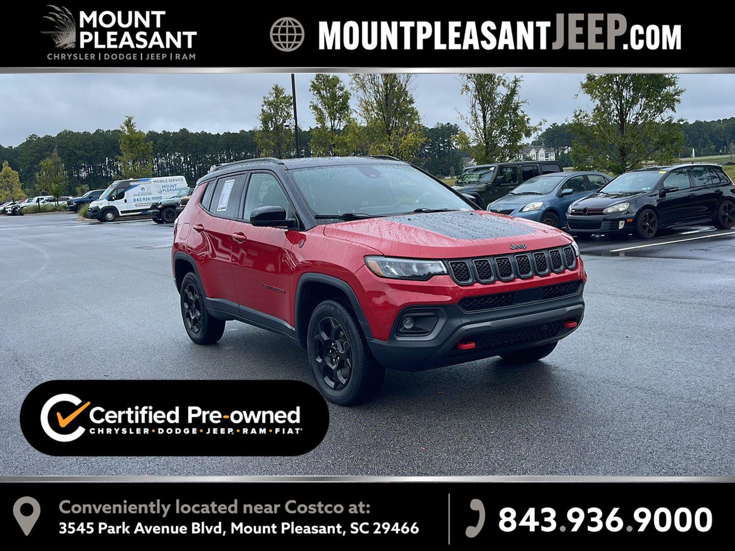 Used 2023 Jeep Compass Trailhawk AWD/4WD image 1